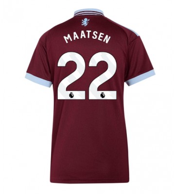 Aston Villa Ian Maatsen #22 Hjemmebanetrøje Dame 2026-27 Kortærmet